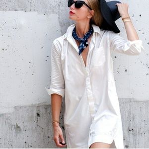 Madewell Button Down Tunic Dress